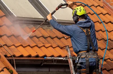 Démoussage et hydrofuge de toiture à Rumaucourt